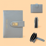 Baellerry naiste moe minikott Kunstnahast rahakotid Hasp kaardihoidjaga rahakott 10.5*8.5*1.5cm hall v&auml;rv