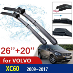 Autopuhasti harjad VOLVO XC60 2009 2010 2011 2012 2013 2014 2015 2016 2017 Coaster XC 6 esiklaasipuhastid Autokaubad black