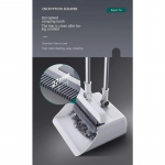 Paksendatud harjaga tolmulapi p&otilde;randaharjade komplekt siseruumides nakkumatu juukseharja pika varrega hari koos p&uuml;stise tolmulapiga kombineeritud komplekt valge