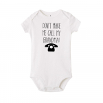 Vasts&uuml;ndinud beebi romper &Auml;ra pane mind vanaemale helistama tr&uuml;kisega naljakas imiku jumpsuit 3M valge