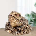 Feng Shui Wealth Fortune Toad kujukeste lauakaunistus kodukontori sisekujunduseks