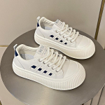 Naiste vabaaja platvormiga tossud libisemisvastased mugavad PU-nahast jooksujalatsid Kerged paksud n&ouml;&ouml;riga tossud naiste tennised 35