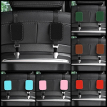 2 tk/partii autoistme konksud Autole kinnitatavad metallist seemisnahast konksud peidetud istme seljakonksud 2pcs must