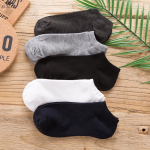 5 paari naiste pahkluu valged mustad sokid naiste sokid hingavad spordisokid &uuml;hev&auml;rvilised paadi sokid mugavad pol&uuml;estersokid One size