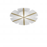 Akr&uuml;&uuml;list kroonlehelamp LED kaasaegne lihtne laelamp isikup&auml;ra loominguline magamistoalamp laste printsessi toavalgusti Diameter 50cm