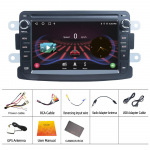 Android 10 stereoautoraadio multimeedia Renault Dacia Duster Logan Sandero Lodgy Lada Xray Captur Dokker CarPla Auto GPS jaoks 7''-2+32CP