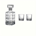 3/6 tk veiniklaasi karahvini komplekt Kahekordse seinaga klaasid viski jaoks Brandy Scotch Bourbon Vodka ideaalne kingitus meestele K&ouml;&ouml;gitarbed Baaritarbed 3 Piece Set