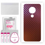 apgo skin sticker film foil vinyl for the BACK compatible with Nokia 7.2, scratch-resistant, easy to install - Carbon Chameleon CAKA5
