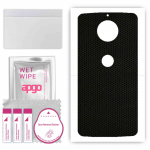 apgo Protective Skin Sticker for the back compatible with Motorola Moto G5S Plus, Wrap Film, Foil, Vinyl - Pattern Matrix