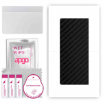 apgo Protective Skin Sticker for the back compatible with Lenovo Yoga Tab 13, Wrap Film, Foil, Vinyl - Pattern Carbon Black