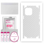 apgo kaitsev nahakleebis tagak&uuml;ljele ja k&uuml;lgedele, mis &uuml;hildub Apple iPhone 14 Pro Maxiga, t&auml;iskile, foolium, vin&uuml;&uuml;l &ndash; mustriga l&auml;bipaistev s&uuml;sinik