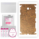 apgo Protective Skin Sticker for the back+sides compatible with Samsung Galaxy J5 Prime, Full Wrap Film, Foil, Vinyl - Pattern Rusty Copper