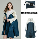 Suure suurusega naiste hingav vihmamantel Kerge vihmamantel Pont&scaron;o naistele veekindel jope vihmamantlid t&auml;iskasvanutele m&otilde;eldud tuulekindlad vihmariided