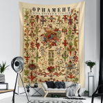 Vintage Palace Figuurid Gobel&auml;&auml;n Art Egiptus Tapiz Print Seinale Rippseina Taust Kangas N&otilde;idus Boho Decor 95x70cm