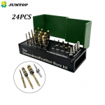 Hambaimplantaadi puuride osseodensifikatsiooni puurite komplekt l&otilde;ualuu siinuse t&otilde;stmise puuride komplekt kirurgiliste hambaravi t&ouml;&ouml;riistade jaoks 24 pcs