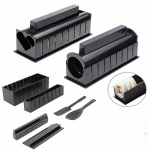 Valmistamiskomplekt Jaapani riisipallikoogi rullvorm isetegemine koduseks sushi valmistamise t&ouml;&ouml;riist Multifunktsionaalne plastikust k&ouml;&ouml;gi sushi valmistamise t&ouml;&ouml;riist must