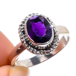 Looduslik Aafrika amet&uuml;sti v&auml;&auml;riskivi k&auml;sitsi valmistatud 925 t&auml;ish&otilde;bedane kinkes&otilde;rmus S.7 E8P90