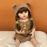 55 CM elutruu kogu kehaga silikoonist taass&uuml;ndinud t&uuml;drukule 22-tolline vasts&uuml;ndinud t&uuml;drukule v&auml;ikelapse Bebe s&uuml;nnip&auml;evakingitused lapsele 55cm