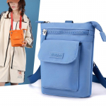 V&auml;ikesed Crossbody-rahakotid telefonikott naistele vaba aja veetmiseks veekindel &otilde;lakott Nailonist kerge minik&auml;ekott oranž