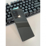 Tagaklaasi vahetuskaanekorpus Samsung Galaxy Z Fold2 Fold 2 jaoks Tagumine tagumine klaas + T&ouml;&ouml;riistad must