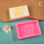 Fight Club Letters seep, silikoonvorm, ristk&uuml;lik, vannipomm, kreemipulk, valmistamistarbed, vormide koogivormi tarvikud.