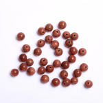 Jinsha kivi k&otilde;rvar&otilde;ngaste, k&auml;ev&otilde;rude, kaunistuste materjal, &uuml;marad DIY helmed 4/6/8/10mm, looduslik kivi 20/30/40 tk, aksessuaarid 4mm 40pcs