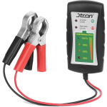 12V/24V alalisvoolu autoaku tester koos LED-valgusmasina diagnostika testriga autodele mootorratastele veoautodele akukontroll 5.27*10*1.96cm must