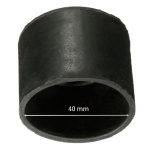 Mustad kaitsekorgid 4 tk/1 komplekt jalad, jalg, vananemisvastane m&ouml;&ouml;bel, kriimustusvastane kummist p&otilde;rand, tooli &uuml;mbriste tarvikud 40mm