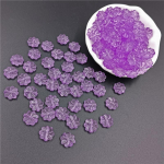 40 tk 12 mm akr&uuml;&uuml;list l&auml;bipaistvad matt lilled lahtised helmed ripatsiga kaelakee k&auml;ev&otilde;ru ehete tegemiseks ise oranž