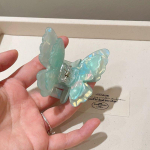 Ilus liblikas juuksek&uuml;&uuml;s, v&auml;rviline kahekihiline liblikas v&auml;ike juukseklamber naiste juuste aksessuaarid