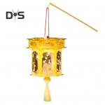 Hiina stiilis laterna DIY laternakomplekt k&auml;sitsi valmistatud v&auml;rviline LED-valgustusega palee laterna paberist k&auml;sit&ouml;&ouml; festivalipidustuste jaoks Random Style