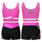 Lastele, t&uuml;drukutele, sportlik spordidress, 2-osaline varustus, tantsup&uuml;ksid, spordivest ja l&uuml;hikesed p&uuml;ksid, v&otilde;imlemiskost&uuml;&uuml;m 13-14 Years