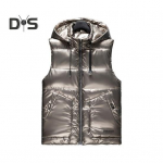 Meeste vest mantli statiivi krae kapuutsiga varrukateta t&otilde;mblukuga suletav talvevesti v&auml;lisriietus taskutega &Uuml;hev&auml;rviline paksendatud polsterdus puuvillane sulevest vest M tumehall v&auml;rv