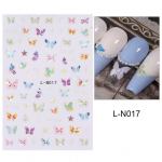 K&uuml;&uuml;nekleebised, v&auml;rvilised Aurora liblikakleebised, piiri&uuml;lesed laserliblika k&uuml;&uuml;nekleebised