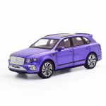 1/24 Bentley Bentayga maastur Sulamist Luksuslik Auto Mudel Valatud Metallist S&otilde;idukid Auto Mudel Simulatsioonheli ja Valgusega Kollektsioon Laste M&auml;nguasi Kingitus lilla