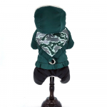 Koerariided Talvine helkur Veekindel soe Lemmikloom Paks sametpuuvillane mantel S sinine