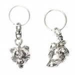 Staffordshire Bull Terrier, Staffy - Silver-plated dog pendant, handbag decoration, backpack pendant by Art-Dog brand