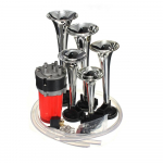 5tk 125db 12V h&otilde;bedane trompet &otilde;husarved Trompet muusikal Dixie Duke Hazzard auto veoauto paadid &otilde;husarve