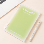 A5 B5 k&ouml;itja m&auml;rkmik, lahtine leht, 60 lehte, joon kingitustega Kawaii Korea kirjatarbed Koolitarbed M&auml;rkmikud &Otilde;pilased kirjutavad A5 roheline