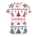 Naiste moodsad V-kaelusega l&uuml;hikeste varrukatega t&ouml;&ouml;riided taskutega, j&otilde;ulutr&uuml;kiga topid S