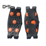 1 paar j&auml;&auml;k&auml;epidet, 5-naastne lumehaarats jalatsi kohal, veoj&otilde;uga klamber, libisemisvastane Crampons suusajalatsite kate matkajalatsite jaoks must