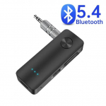 2-&uuml;hes traadita Bluetooth 5.4 vastuv&otilde;tja saatja HiFi stereo juhtmevaba adapter 3,5 mm AUX pistikupesa automuusika heli k&otilde;rvaklappide vastuv&otilde;tja k&auml;ed-vabad