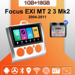 Android Carplay autoraadio Ford Focus EXI MT 2 3 Mk2 Mk3 2004-2011 Multimeediumipleieri peakomplekt Stereo GPS Navigatsioon BT WIFI 2+32GB 1+16GB,MT h&otilde;be