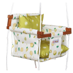 Beebiaia kiik 2 padjaga (6 kuud kuni 4 aastat) (Kuni 20 kg)-Kollane-908, 12 tolli