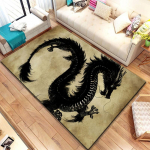 Hiina Dragon HD kohandatud vaip Kodukaunistused Matkamatt K&ouml;&ouml;gimatt Vannitoa p&otilde;randamatt Joogamatt Vaibad Elutoa Armas vaip 100x150cm 39x59 inch