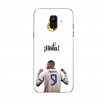 Coque Maniacase pour Samsung Galaxy A6 2018 Kylian Mbappe Real Madrid 9 Hola