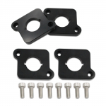 Jetta A4 A6 TT 1.8T kuni 2.0TFSI vahetusalumiiniumist piduriketta adapterplaatide vahet&uuml;kkide kinnitusdetailid poltidega must