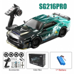 Uus SG216MAX/SG216PRO 1:16 Harjadeta kiire 4WD RC-auto LED-valgusti 4x4 maastikus&otilde;iduauto v&otilde;idus&otilde;iduauto 50 v&otilde;i 70KM/h raadio veekindel RC m&auml;nguasi lastele kingitus roheline