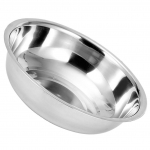 Roostevaba terasest kraanikauss suur segamiskauss kurn pannid taldrik metallkausid vasts&uuml;ndinud beebi