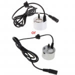 Ultraheli Vesi Tiik Purskkaev Udugeneraator LED Punane Valgus DC 24V &Otilde;huniisutaja Kiviktaimla Kala Akvaariumi Dekoratsioon h&otilde;be